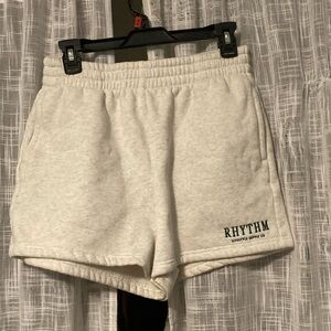 Rhythm. Women's Cream/Heather grey Shorts